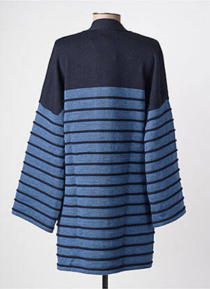 Gilet manches longues stretch bleu SAINT JAMES femme
