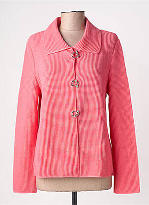 Gilet manches longues stretch rose SAINT JAMES femme