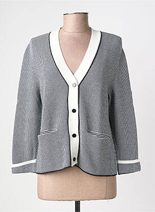 Gilet manches longues manches 3/4 bleu SAINT JAMES femme