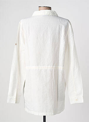 Veste casual poignets boutonnés avec fente beige SAINT JAMES femme