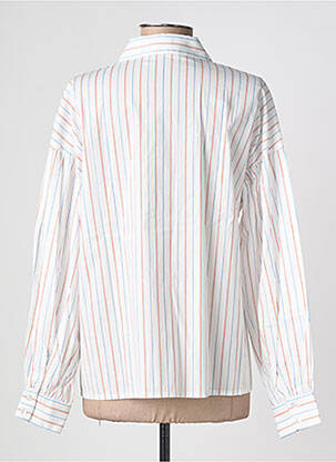 Chemisier coupe cintrée manches longues orange SAINT JAMES femme