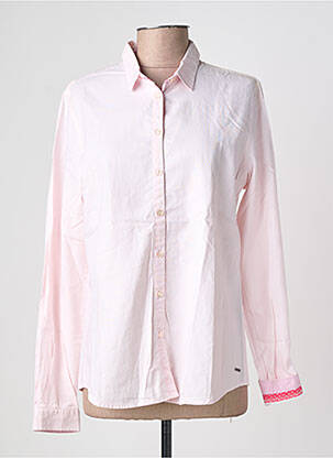 Chemisier imprimé fantaisie manches longues rose SAINT JAMES femme