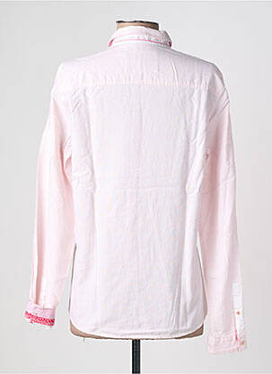 Chemisier imprimé fantaisie manches longues rose SAINT JAMES femme