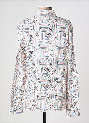 Chemisier coupe cintrée manches longues beige SAINT JAMES femme