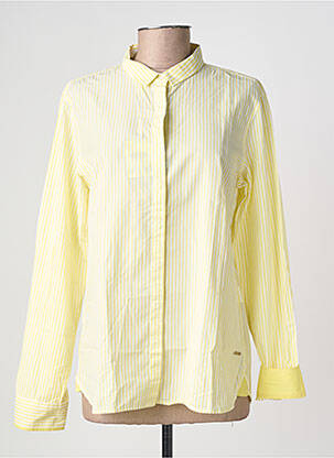 Chemisier coupe cintrée manches longues jaune SAINT JAMES femme