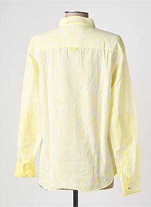 Chemisier coupe cintrée manches longues jaune SAINT JAMES femme