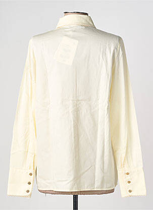 Chemisier coupe cintrée manches longues jaune SAINT JAMES femme