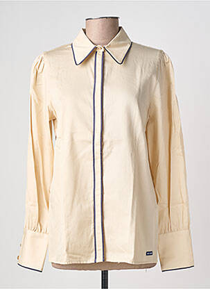 Chemisier coupe cintrée manches longues beige SAINT JAMES femme