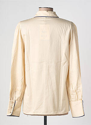 Chemisier coupe cintrée manches longues beige SAINT JAMES femme