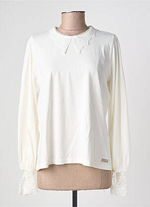 Top stretch manches longues beige SAINT JAMES femme