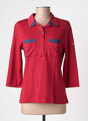 Polo manches 3/4 manches 3/4 rouge SAINT JAMES femme