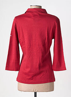 Polo manches 3/4 manches 3/4 rouge SAINT JAMES femme
