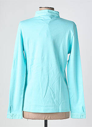 Polo manches longues manches longues bleu SAINT JAMES femme