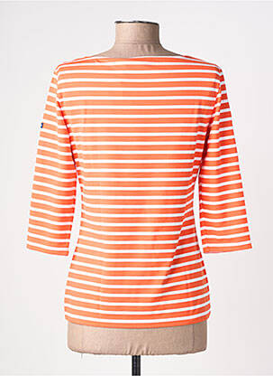 T-shirt manches 3/4 manches 3/4 orange SAINT JAMES femme