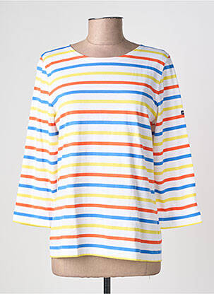 T-shirt manches 3/4 manches 3/4 blanc SAINT JAMES femme