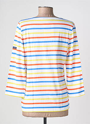 T-shirt manches 3/4 manches 3/4 blanc SAINT JAMES femme