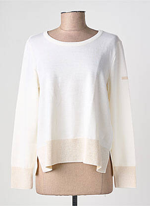 Pull stretch manches longues beige SAINT JAMES femme
