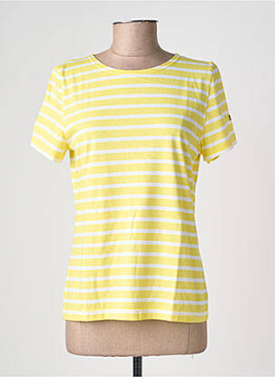 T-shirt stretch manches courtes jaune SAINT JAMES femme