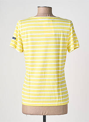T-shirt stretch manches courtes jaune SAINT JAMES femme