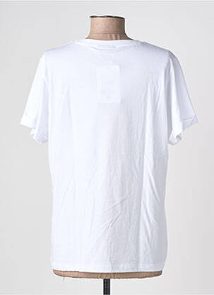 T-shirt sérigraphie floquée manches courtes blanc SAINT JAMES femme