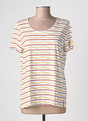 T-shirt stretch manches courtes jaune SAINT JAMES femme