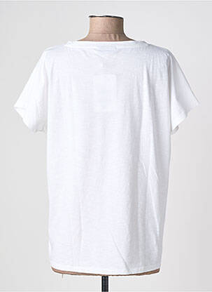 T-shirt coupe droite manches courtes blanc SAINT JAMES femme