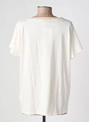 T-shirt coupe droite manches courtes beige SAINT JAMES femme