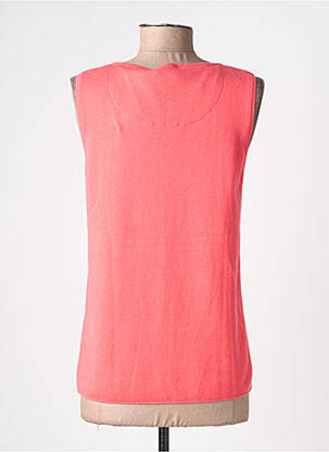 Débardeur stretch sans manche rose SAINT JAMES femme