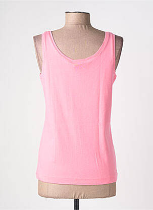 Débardeur stretch sans manche rose SAINT JAMES femme