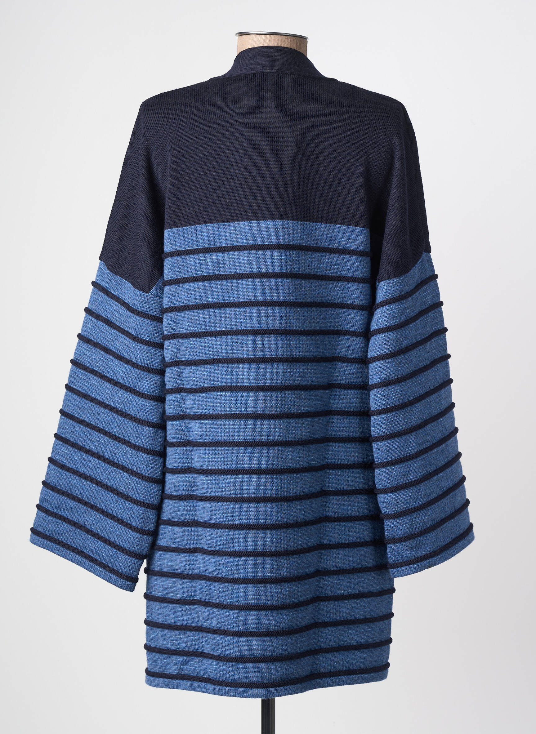 Gilet manches longues stretch bleu SAINT JAMES femme