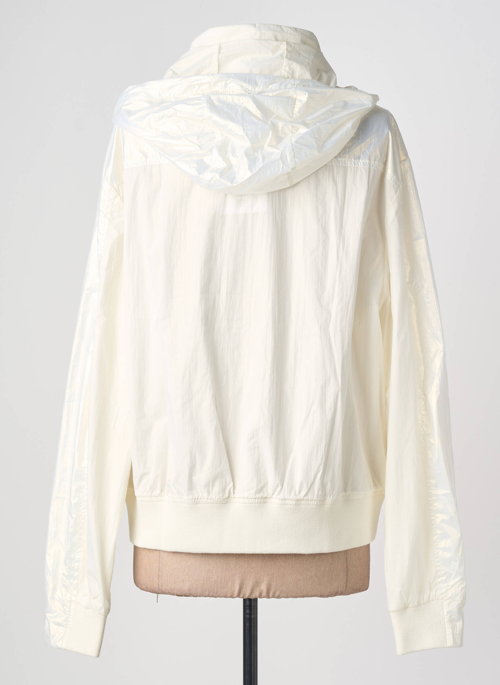 Blouson effet matière satinée beige SAINT JAMES femme