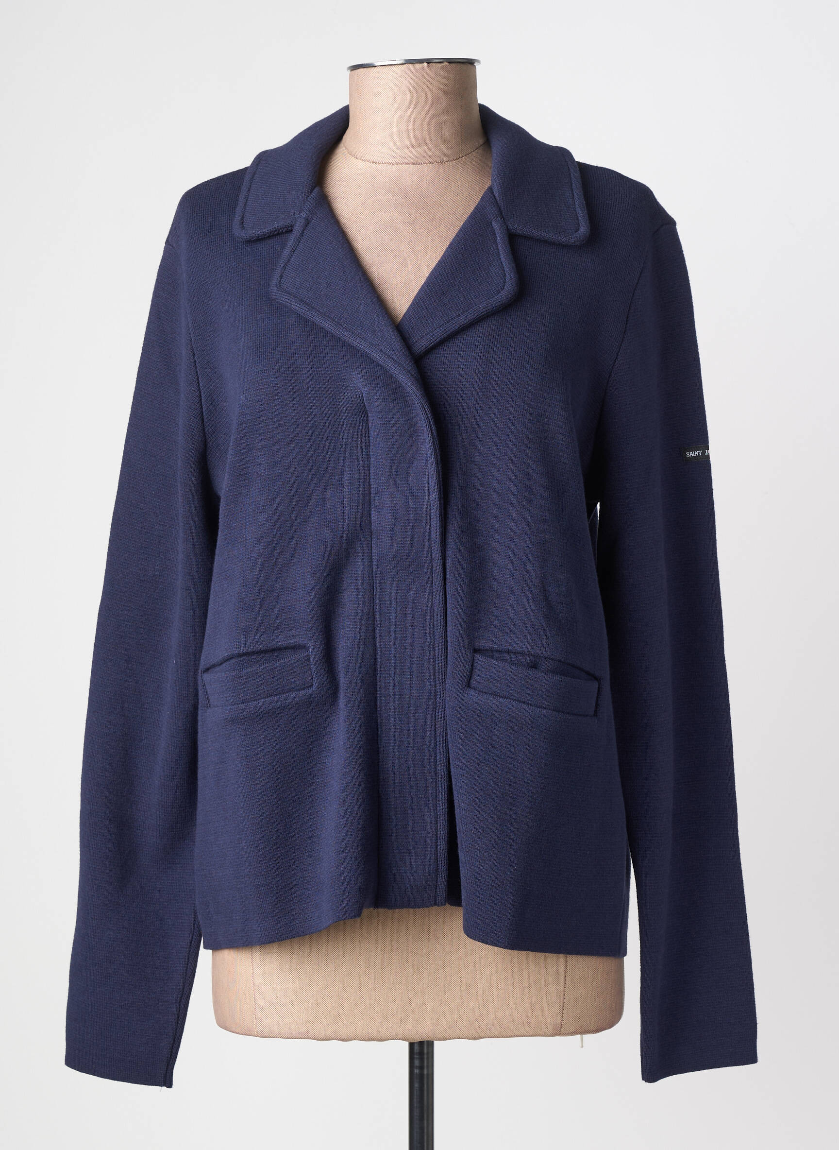 Blazer poches bleu SAINT JAMES femme
