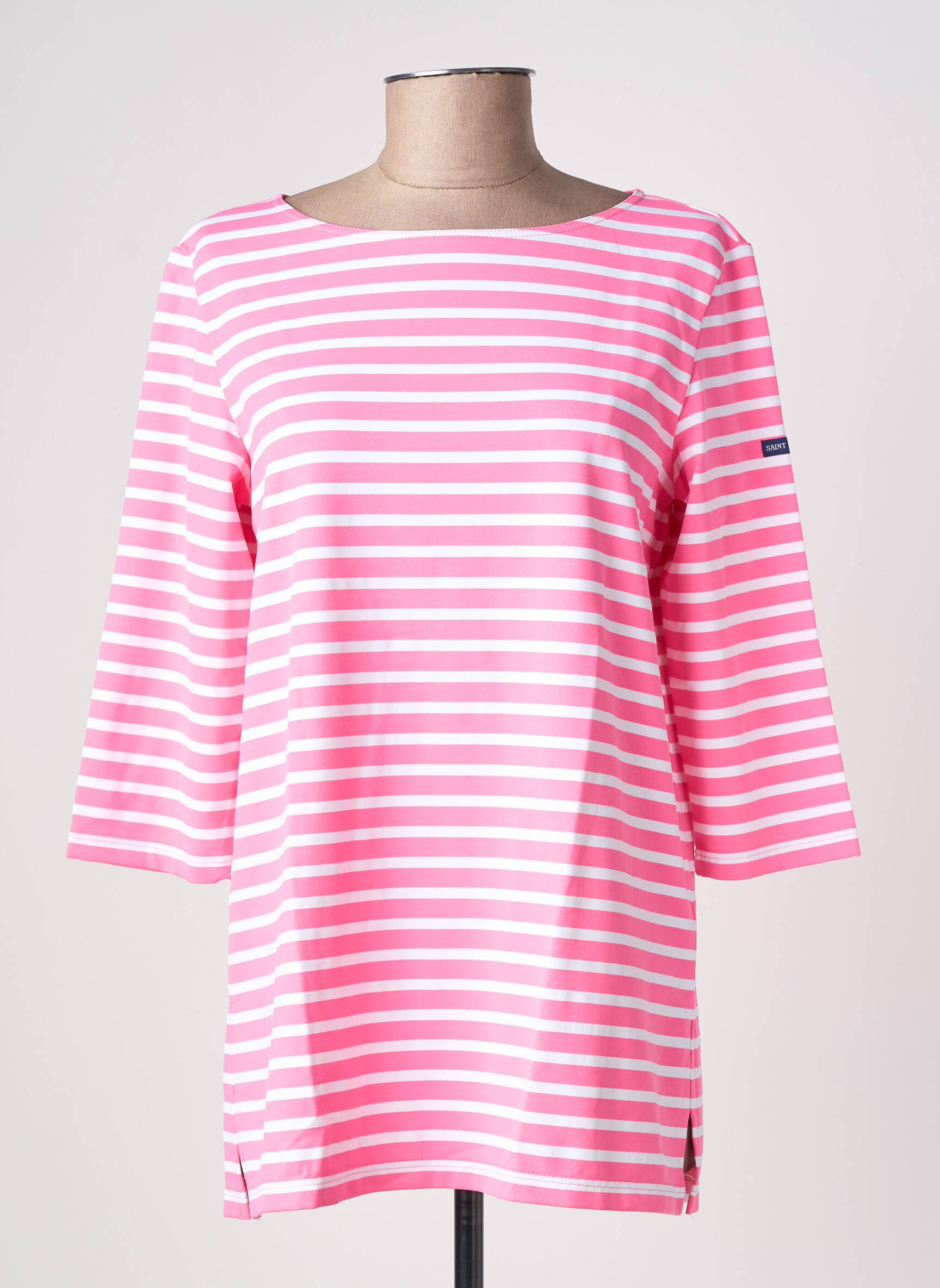 Tunique manches longues manches 3/4 rose SAINT JAMES femme