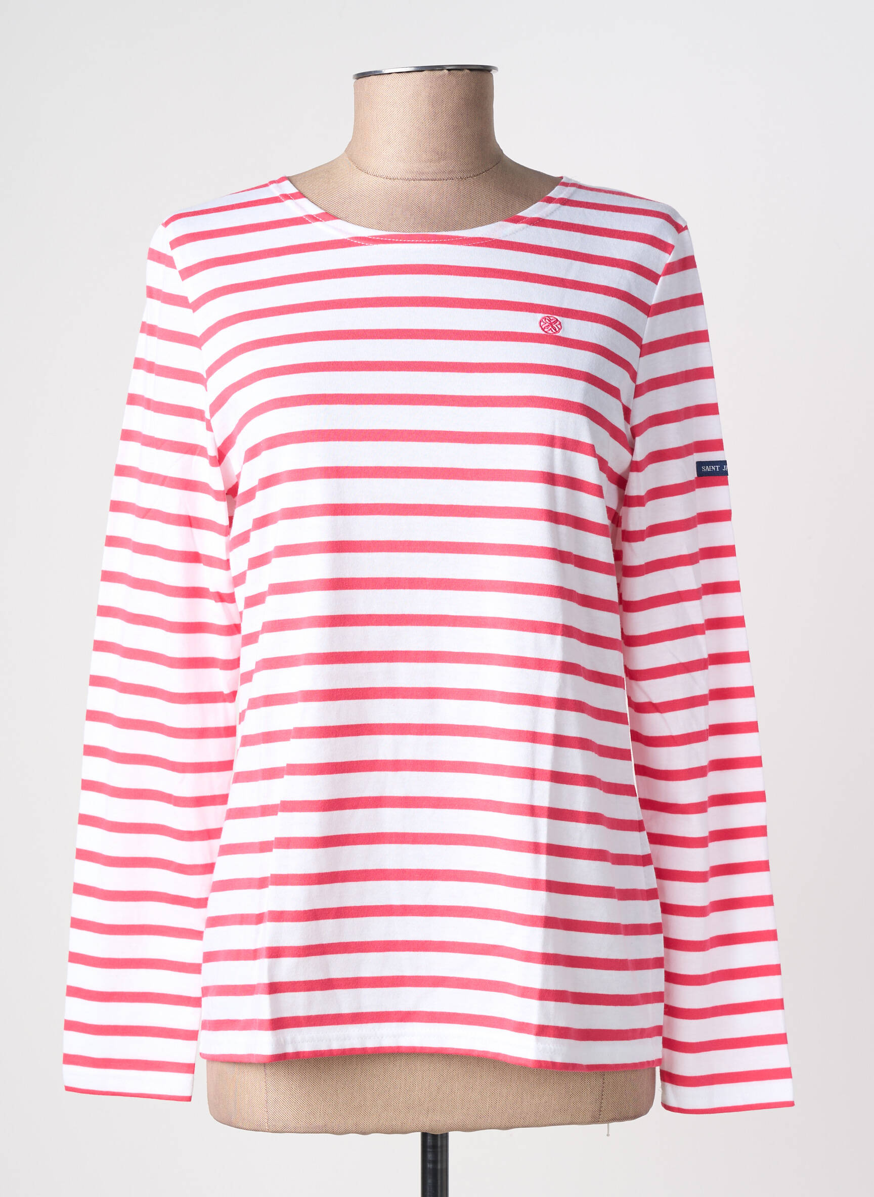 T-shirt manches longues manches longues rouge SAINT JAMES femme