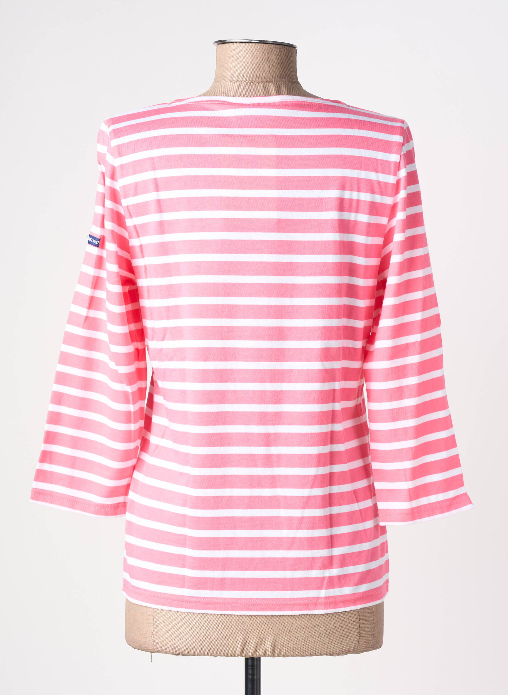 T-shirt manches 3/4 manches 3/4 rose SAINT JAMES femme