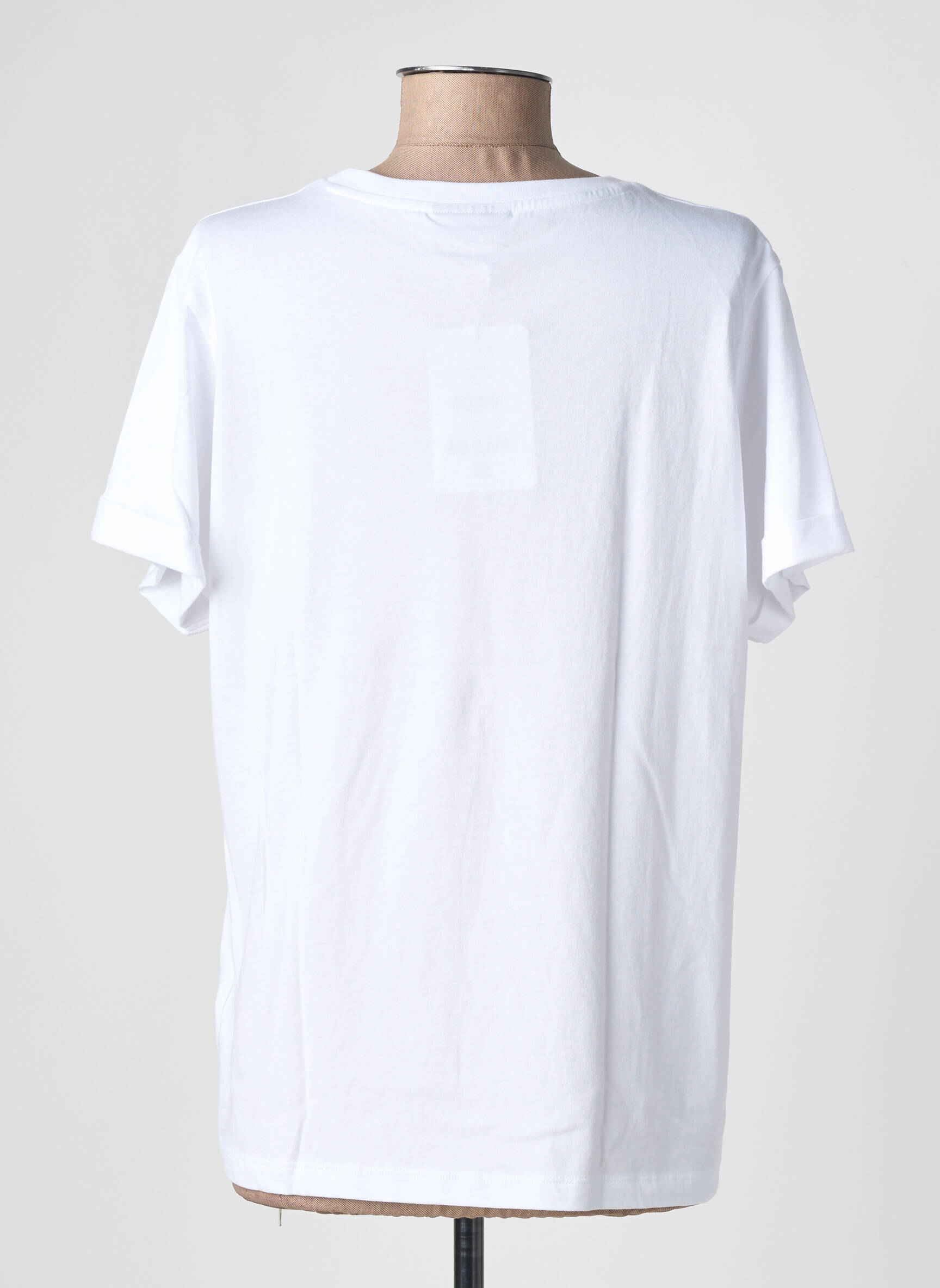 T-shirt sérigraphie manches courtes blanc SAINT JAMES femme