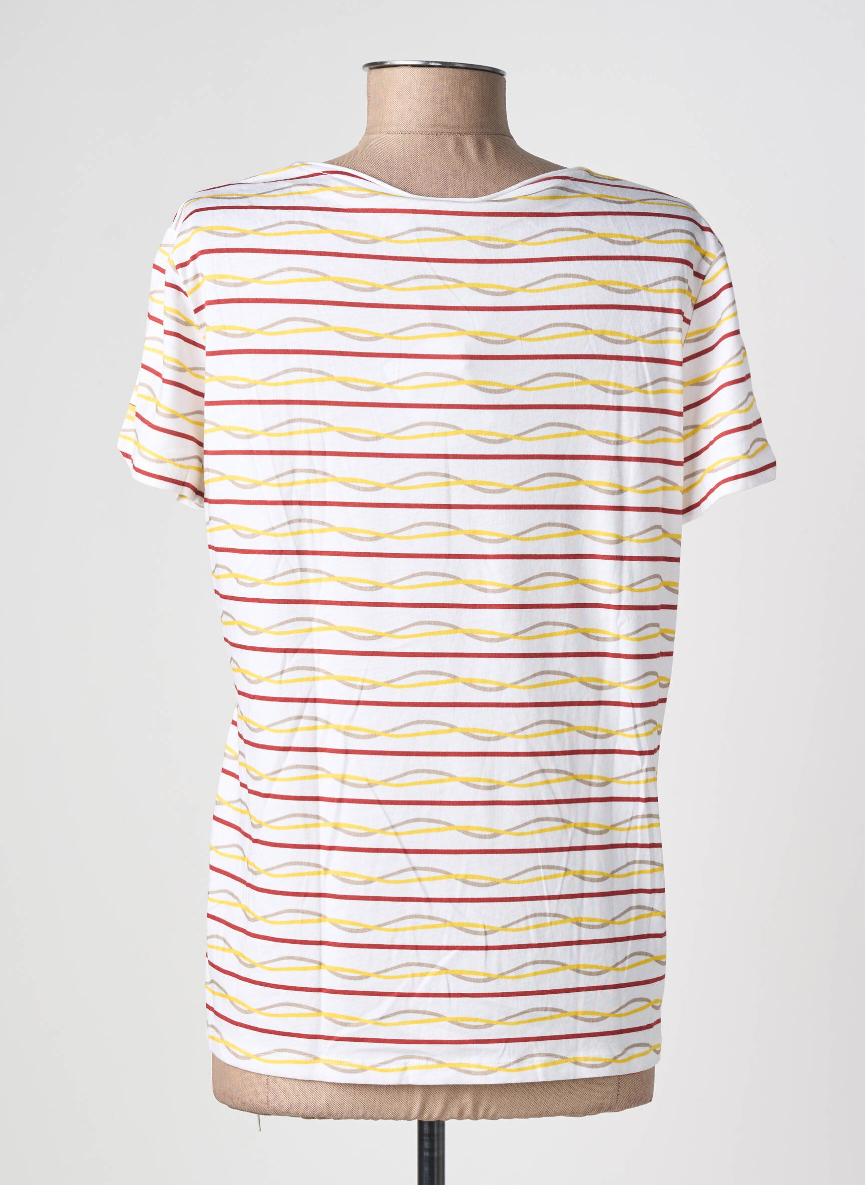 T-shirt stretch manches courtes jaune SAINT JAMES femme