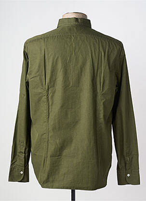 Chemise manches longues coupe droite vert GRIGIO homme