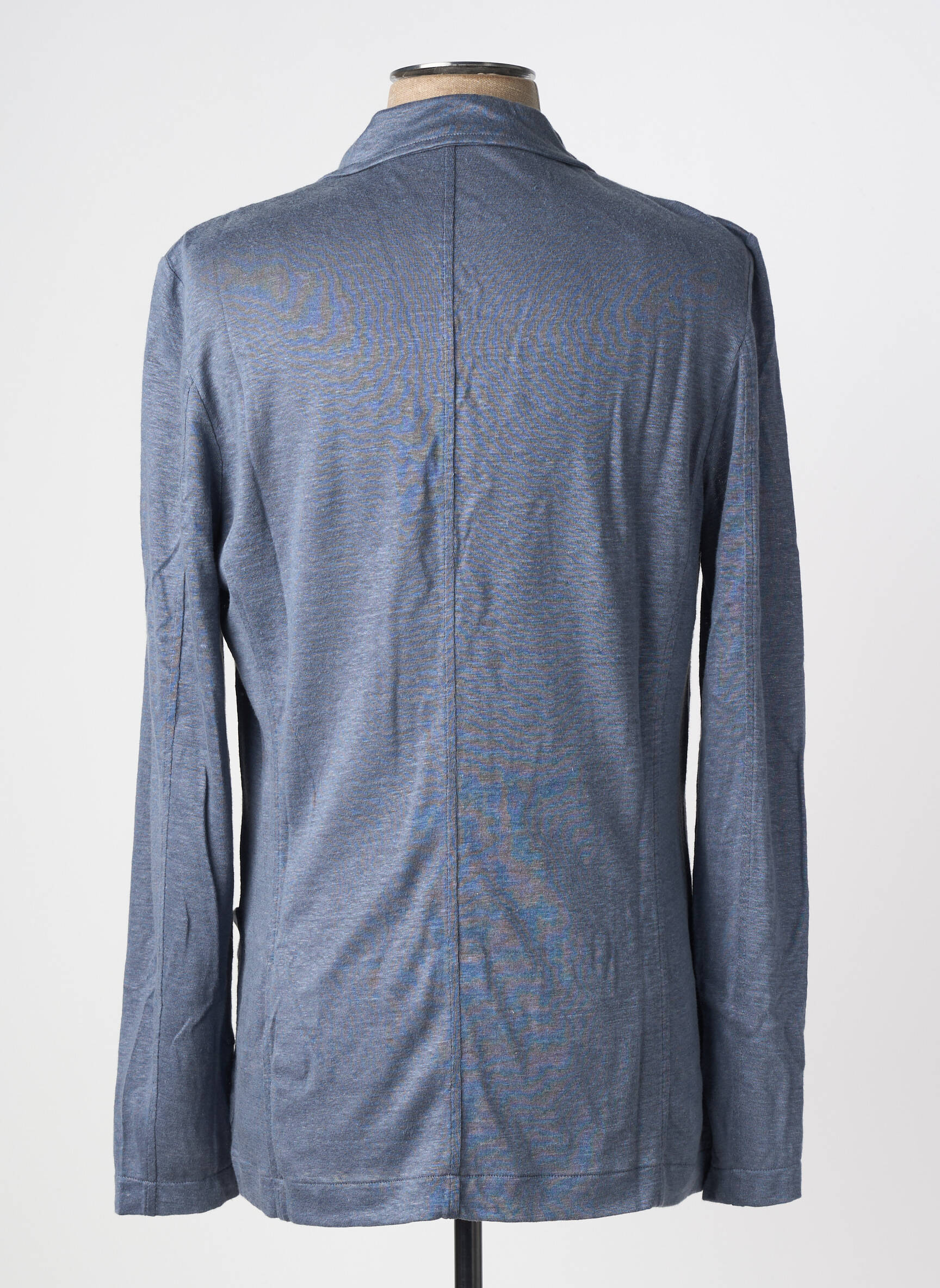 Blazer tissage chiné bleu GRAN SASSO homme