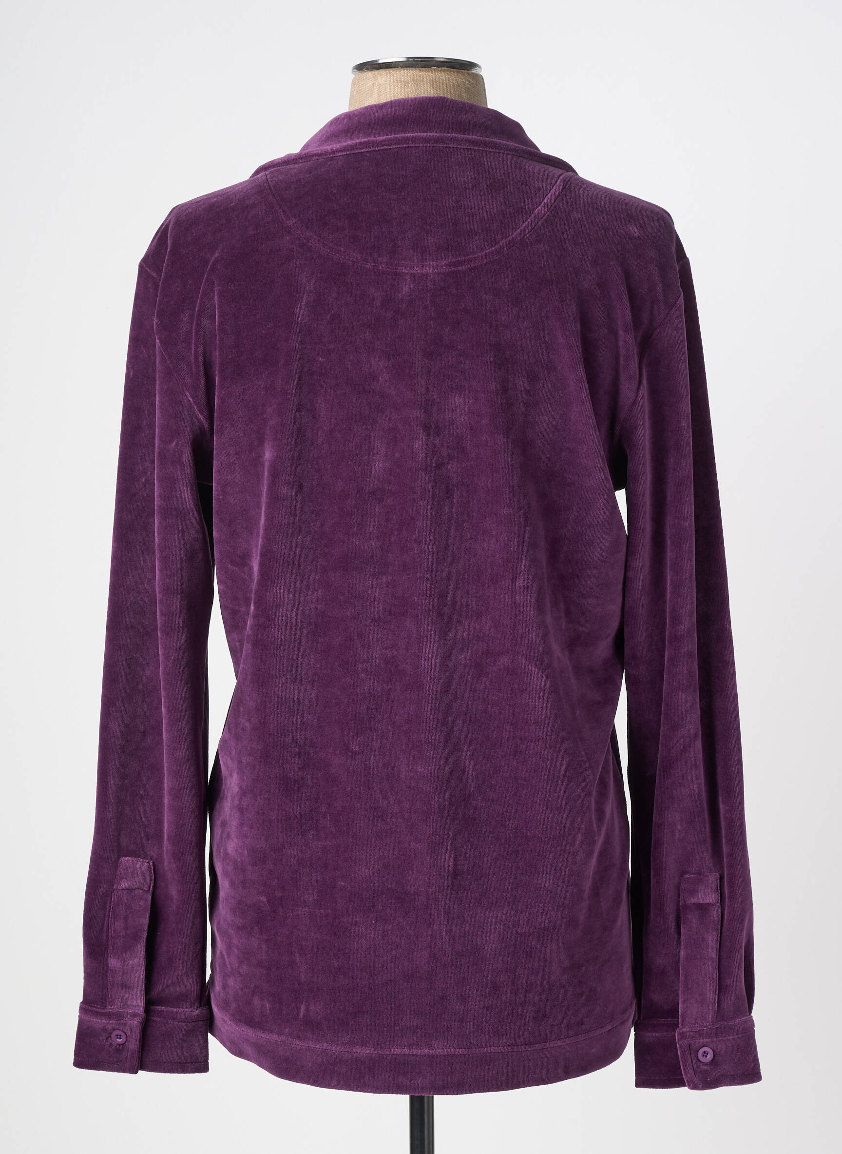 Polo manches longues manches longues violet OAS COMPANY homme