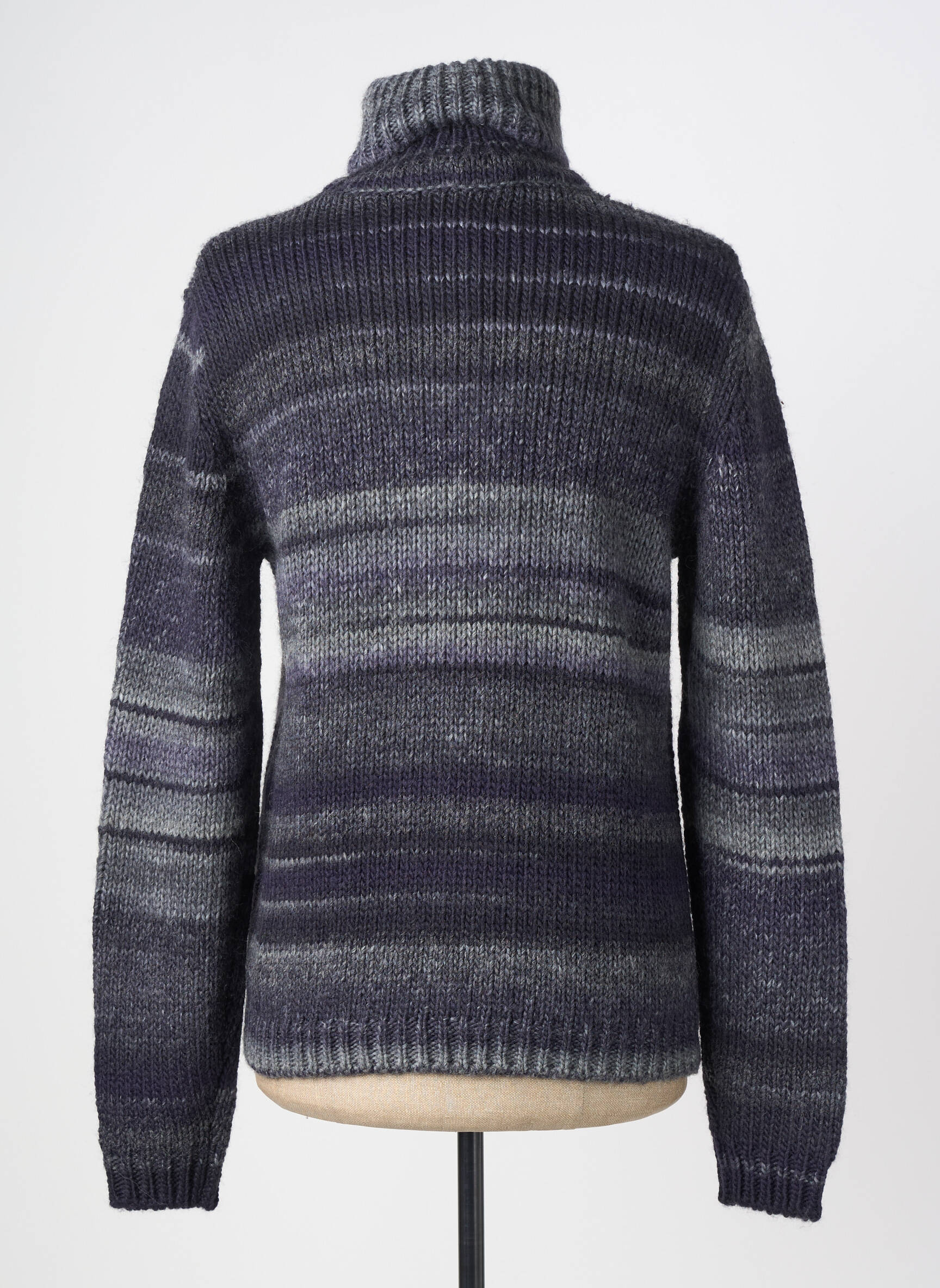 Pull col roulé stretch manches longues gris BELLWOOD homme