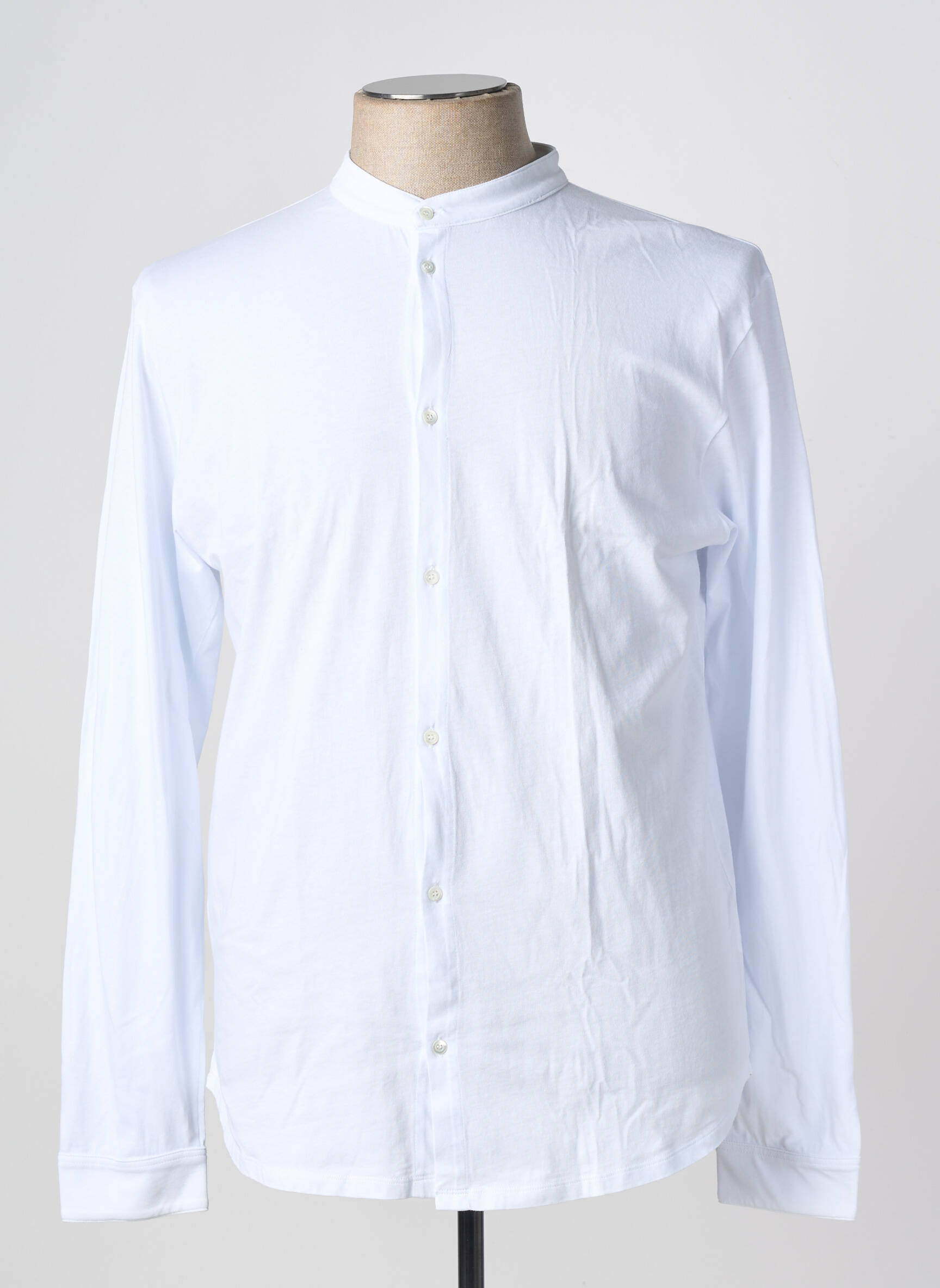 Chemise manches longues coupe cintrée blanc BELLWOOD homme
