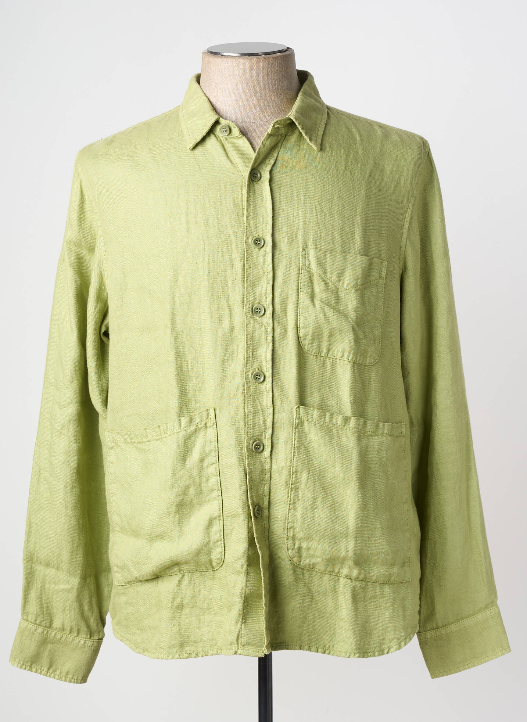 Veste casual coupe droite vert ASPESI homme