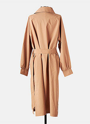 Imperméable manches longues sans capuche beige FLOTTE femme