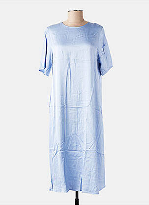 Robe longue manches courtes manches courtes violet SAMSOE & SAMSOE femme