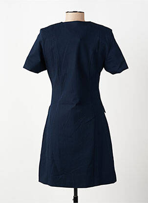 Robe courte manches courtes manches courtes bleu SELECT femme