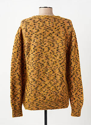 Gilet manches longues resserrée sur le bas marron LEON & HARPER femme