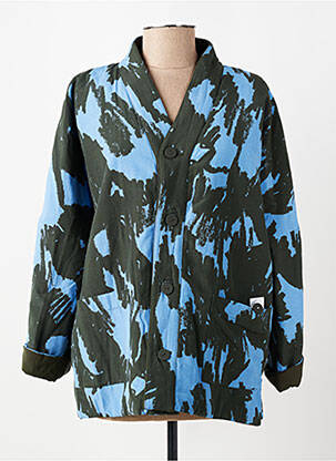 Veste casual coupe droite vert SKFK femme