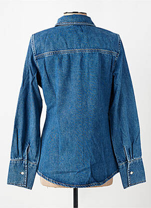 Chemisier manches longues manches longues bleu SELECTED femme