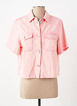 Chemisier manches courtes manches courtes rose MKT STUDIO femme
